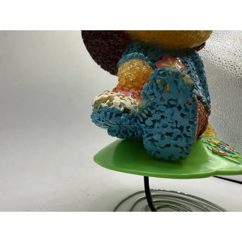 Vintage 2007 Nickelodeon Dora The Explorer Melted Plastic Popcorn Table Lamp
